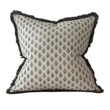 Sadie Olive Leaf Print Cushion - 2 sizes