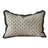 Sadie Olive Leaf Print Cushion - 2 sizes