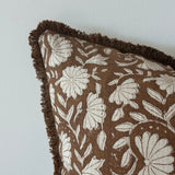 Sadie Rust Print Cushion 45cm