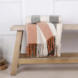 WOODLAND STRIPE PURE WOOL THROW