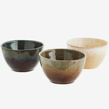 Madam Stoltz - Set of 3 Small Stoneware Bowl