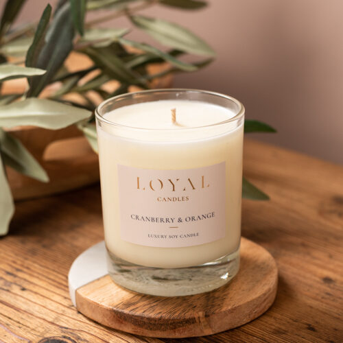 Cranberry and Orange -  Luxury Home Candle by Loyal