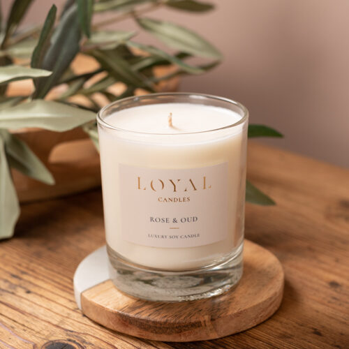 Rose and Oud - Luxury Home Candle by Loyal