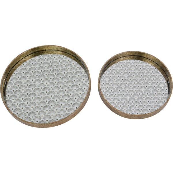 gold trays