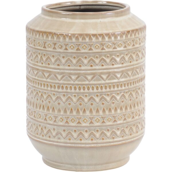libra sand ceramic vase