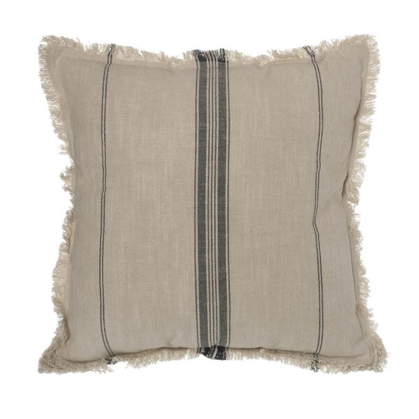 moreton linen stripe cushion