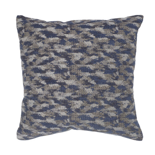 parlane blue jacquard cushion 50cm