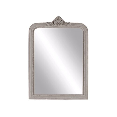 Antique grey louis xiv mirror