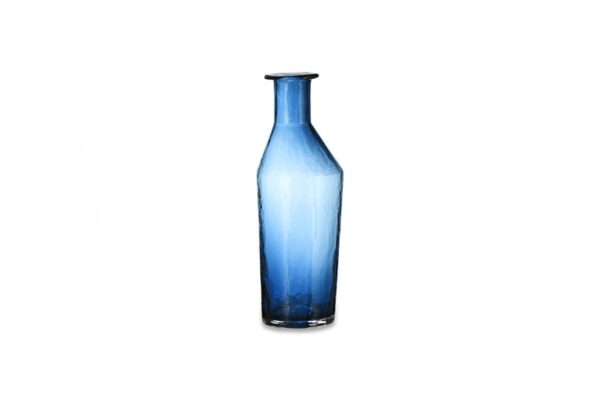 NKUKU Zaani blue glass vase