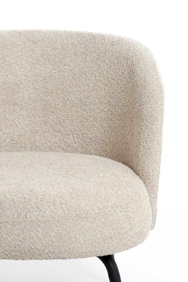 light and living boucle chair