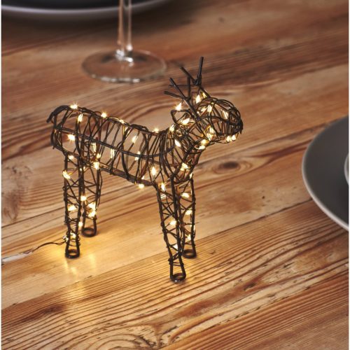 Wire Reindeer Small (Brown)