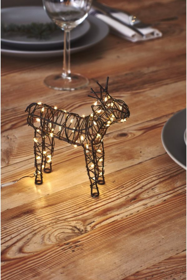 Wire Reindeer Small (Brown)