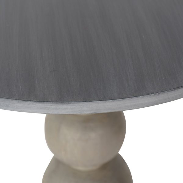 Barnabus Side Table Grey 60cm