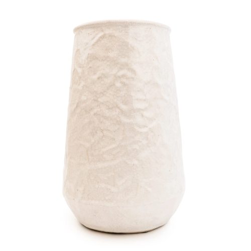 large size conical vase cream